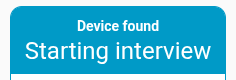 A screenshot from ZHA: Device found
Starting interview